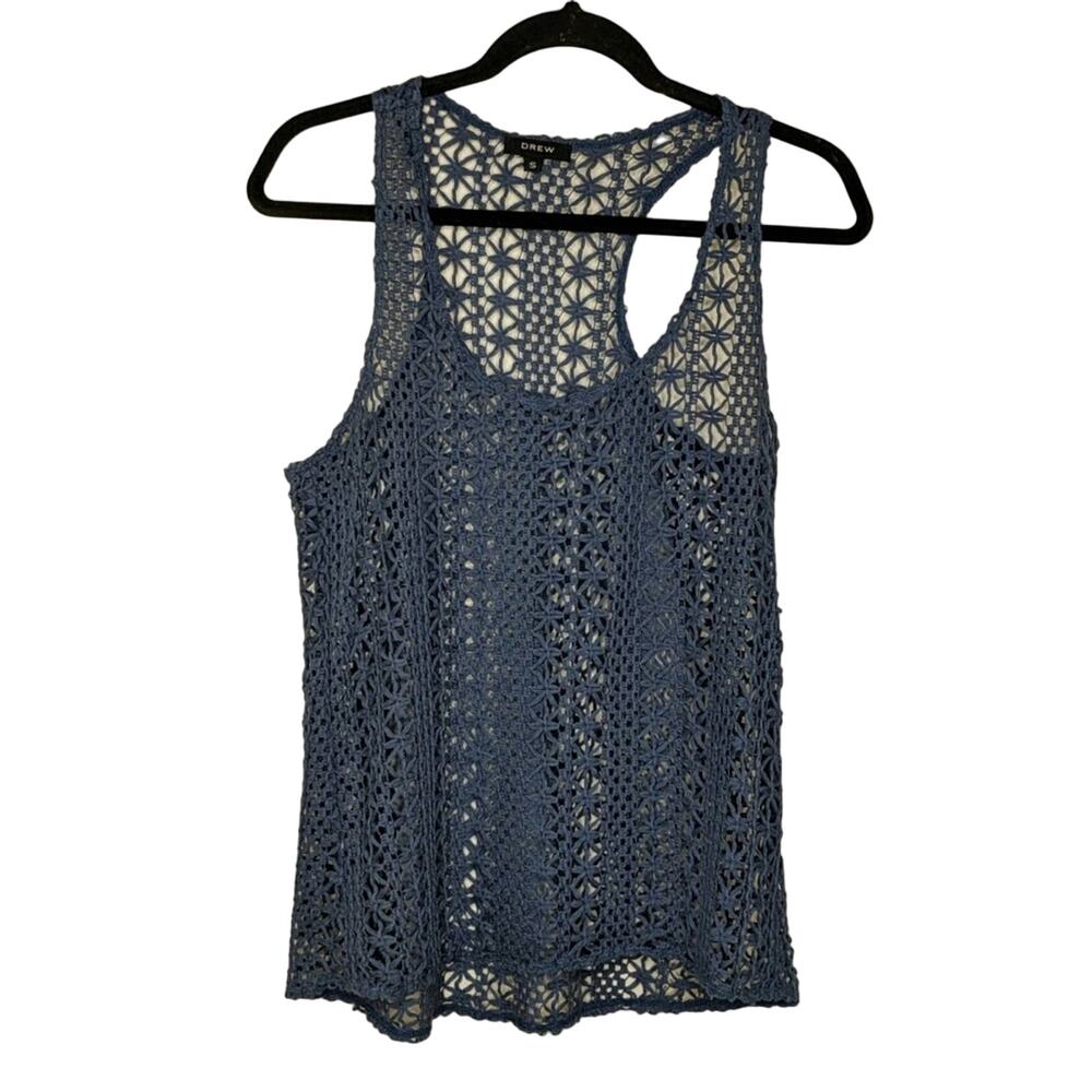 Drew Crochet Tank - Size S - EUC